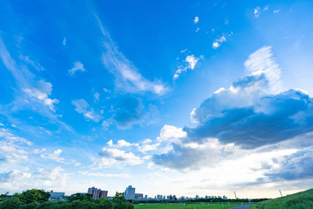 青空と雲